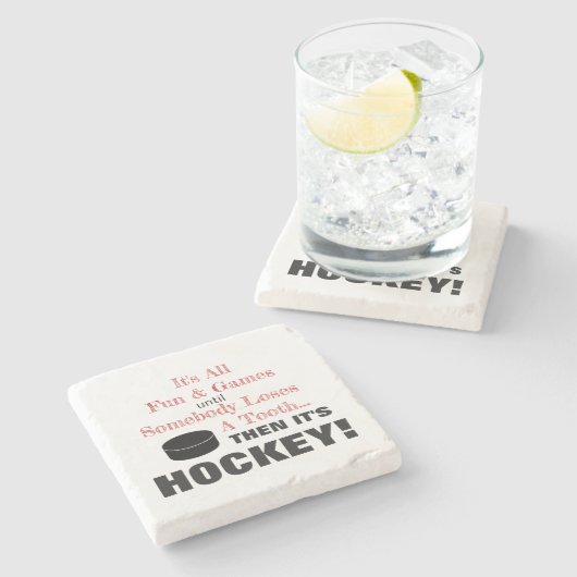 すべてのおもしろいとゲーム…じゃあホッケーだ! ストーンコースター (横)