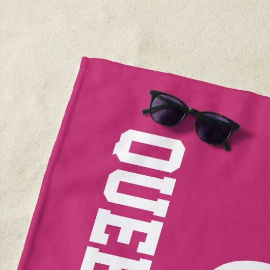 すべてのおもしろいな女王彼女のためのビーチタオルのギフト ビーチタオル (インサイチュ)