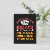 すべてのおもしろいブリッジ素晴らし選手のパートナーの背後 ポストカード (スタンド正面)