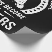 すべてのおもしろい女性のためのエンジニアは平等に作成される ラッピングペーパー (角)