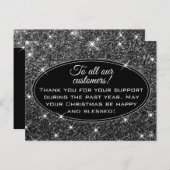 すべてのお客様にクリスマスのご挨拶を申し上げます！ ポストカード (正面/裏面)