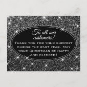 すべてのお客様にクリスマスのご挨拶を! ポストカード (正面)