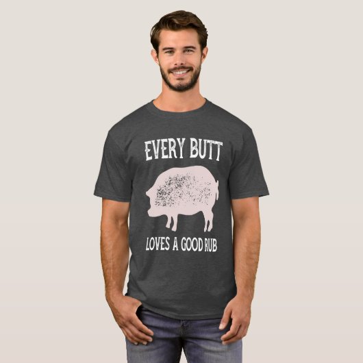 すべてのお尻が良い摩擦を愛する Tシャツ (正面フル)