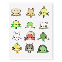 すべてのかわいいペット臨時雇用者の入れ墨