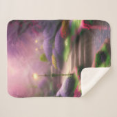 すべてのかわいらし花 シェルパブランケット (正面(横))