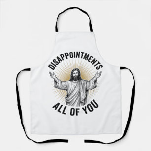 すべてのがっかりさせた人たち ヴィンテージ宗教Tシャツ エプロン