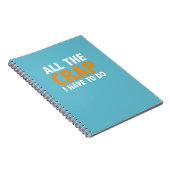 すべてのがらくた私は大騒ぎのノートをするなります ノートブック (右側)