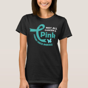 すべてのがんがピンクではない-卵巣のリボンの色 Tシャツ