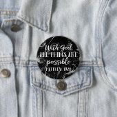 すべてのことが可能なキリスト教の聖書聖句 缶バッジ (インサイチュ)