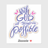 すべてのことが可能ステッカー シール (シート)