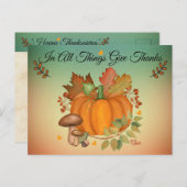 すべてのことに感謝して - ポストカード (正面/裏面)