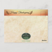 すべてのことに感謝して - ポストカード (裏面)