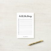 すべてのことを行う|行パーソナライズされた先リスト ポストイット (デスク上)