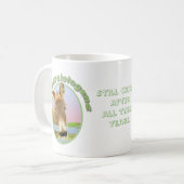 すべてのこれらの年後にまだ熱狂する コーヒーマグカップ (正面左)