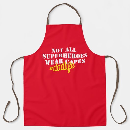 すべてのすごいヘロス衣服ケープカスタマイズパパ エプロン (正面)