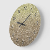 すべてのそのグリッター ラージ壁時計 (傾斜)