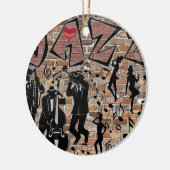 すべてのそのジャズ セラミックオーナメント (左)