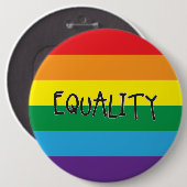 すべてのための平等 缶バッジ (正面&裏面)