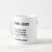 すべてのためのBernie.ismの政府 コーヒーマグカップ (正面左)