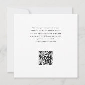 すべてののまわりに文字フレームをスミニマルクエア日付を保存 (裏面)