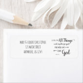 すべてのものが一緒に働く – ローマ8:28 ラベル (インサイチュ)