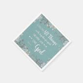 すべてのものが一緒に動作する – Rom 8:28 スタンダードカクテルナプキン (角)