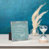 すべてのものが一緒に動作する – Rom 8:28 フォトプラーク (インサイチュ)