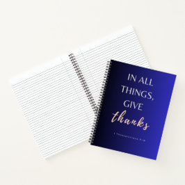 すべてのもの与えに感謝していSpiral Notebook ノートブック