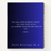 すべてのもの与えに感謝していSpiral Notebook ノートブック (裏面)