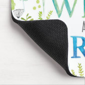 すべてのよい事は野生および自由です マウスパッド (コーナー)