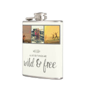 すべてのよい事は野生および自由な写真のフラスコです フラスク (左)