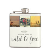 すべてのよい事は野生および自由な写真のフラスコです フラスク (正面)