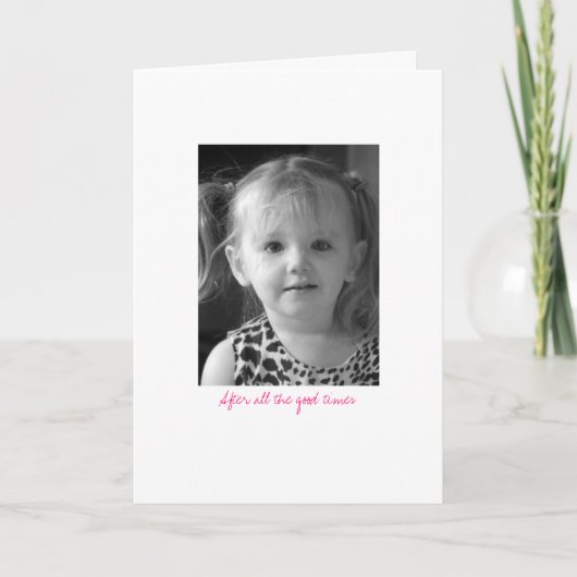 すべてのよい時間後-私は…ふりをします カード (正面)