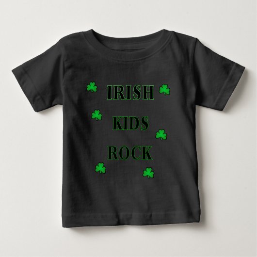 すべてのアイリッシュキッズロック ベビーTシャツ (正面)