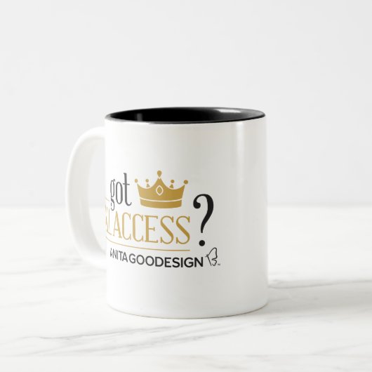 すべてのアクセスのマグを得ました ツートーンマグカップ (正面左)