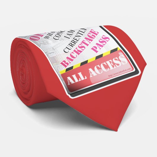 すべてのアクセスの舞台裏のパス ネクタイ (ロール)