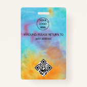 すべてのアクセスパスロゴvipイベントIDバッジ バッジ (裏面)