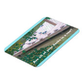 「すべてのアヒルは列に並んでいるか?」 3x4フォトマグネット マグネット (左側)