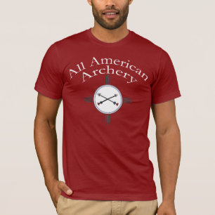 すべてのアメリカのアーチェリーのコーチのワイシャツ-赤 Tシャツ