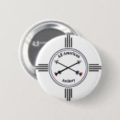 すべてのアメリカのアーチェリーボタン 缶バッジ (正面&裏面)