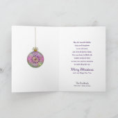 すべてのアメリカのツリー華美オーナメントからのクリスマス シーズンカード (内部)