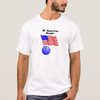 すべてのアメリカのボウリングをする人、クリケットの投手 Tシャツ
