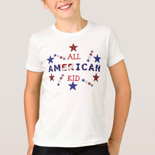 すべてのアメリカの子供のTシャツ Tシャツ (正面)