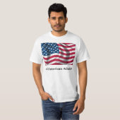 すべてのアメリカの無神論的なワイシャツ Tシャツ (正面フル)