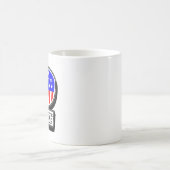 すべてのアメリカの赤い白いおよび青2速いエディー コーヒーマグカップ (中央)