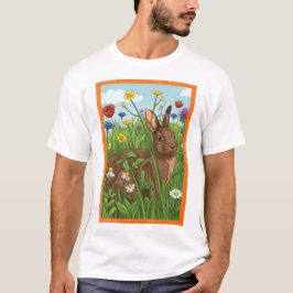 すべてのウサギは花が好き Tシャツ