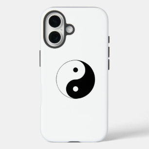 すべてのエレガント電話モデルの白黒デザイン iPhone 16ケース