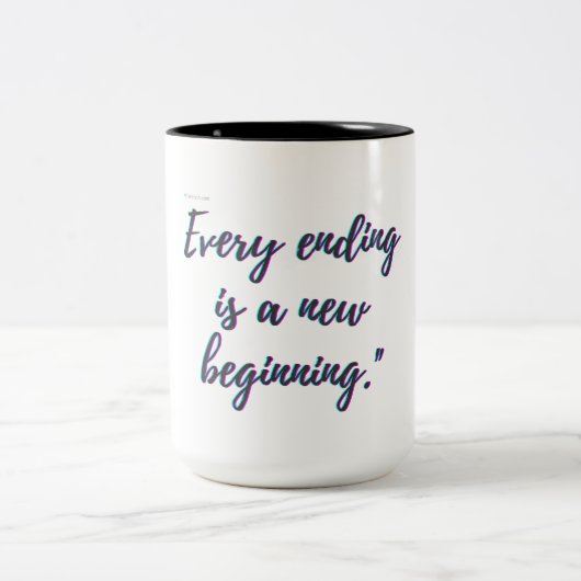 すべてのエンディングは新しい始まり ツートーンマグカップ (中央)