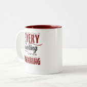 すべてのエンディングは新しい始まり/パーソナライズされたマグカップ ツートーンマグカップ (正面左)