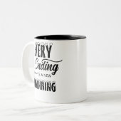 すべてのエンディングは新しい始まり/パーソナライズされたマグカップ ツートーンマグカップ (正面左)